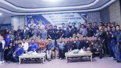 Bupati Lahat Cik Ujang Ajak Sinergi Wartawan Bangun Kabupaten Lahat Bercahaya