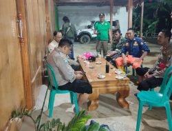 Bersama BPBD Kabupaten Bojonegoro, Polsek Sekar Data Warga Terdampak Banjir Bandang