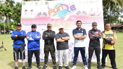 Sambut Hari Jadi Tapsel ke-72, Bupati Dolly Pasaribu Lepas 700 Peserta Fun Bike