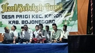 Peringati Haul dan Sedekah Bumi, Pemdes Prigi Gelar Tahlil dan Pengajian