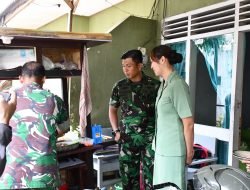 Danrem 083/Bdj Meninjau Langsung Kondisi Rumah Dinas Anggotanya