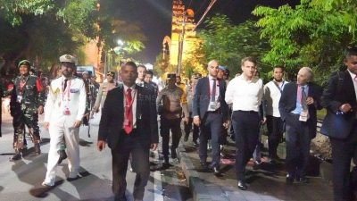 Kapolda Bali Terjun Langsung Kawal Pengamanan Presiden Prancis Emmanuel Macron