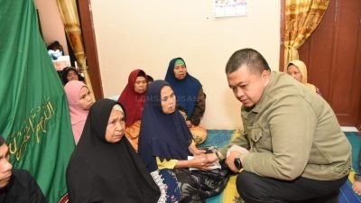 Bupati Tapsel Santuni Korban Longsor Hingga Meninggal Dunia di Angkola Barat