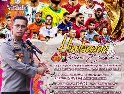 Piala Dunia 2022 Resmi Bergulir, Kapolres Bondowoso Himbau Masyarakat untuk Menghindari Perjudian