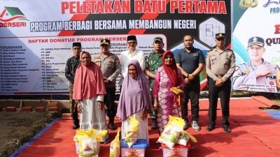 Kapolres Dumai Inisiasi Program Berseri, Ringankan Beban Warga Kurang Mampu