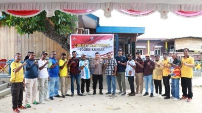 Ini Komitmen Para Ketua Tim Fans Bola Piala Dunia 2022 di Kaimana Dalam Curhat Kamtibmas