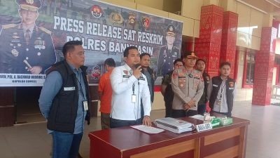 Polres Banyuasin Amankan Oknum Kades dan Pelaku Penyalahgunaan BBM Bersubsidi