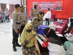 Jelang Libur Nataru, Polres Pasuruan Kota Gelar Vaksin Massal