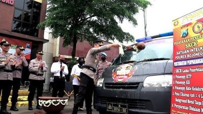 Permudah Layanan Masyarakat, Polres Bojonegoro Launching Mobil SKCK Keliling