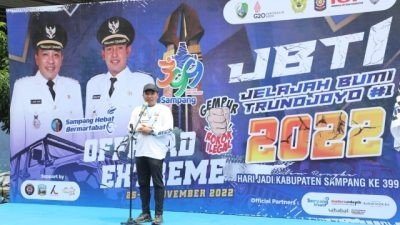 Sambut Hari Jadi ke 399, Bupati Sampang Lepas Peserta Offroad Jelajah Bumi Trunojoyo