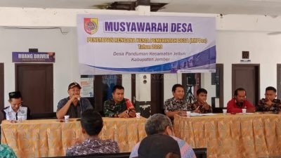Desa Panduman Jember Tetapkan RKPDes Tahun Anggaran 2023