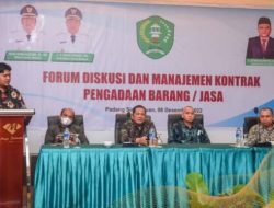 Walikota Padang Sidempuan Buka Forum Diskusi dan Manajemen Kontrak Barang dan Jasa