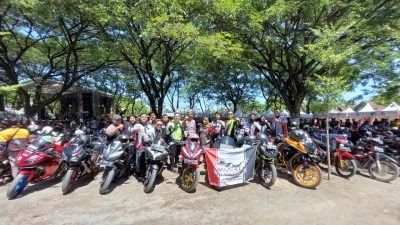 Ribuan Komunitas Club Otomotif Bojonegoro Deklarasikan Anti Kekerasan