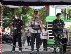 Dandim 0822 Bondowoso Hadir Pada Apel Pasukan Operasi Lilin Semeru Tahun 2022