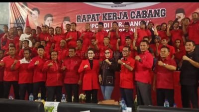 DPC PDI Perjuangan Kabupaten Pelalawan Sukses Gelar Rakercab dan Konsolidasi Partai