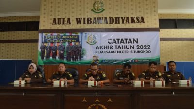 Press Conference Kejari Situbondo Ungkap Catatan Kasus Selama 1 Tahun