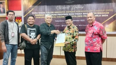 Maju DPD RI, Chaidir : Berbekal akal budi memperjuangkan hak dan keadilan rakyat Riau