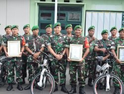 Apresiasi Kinerja, Dandim 0822 Bondowoso Berikan Penghargaan Babinsa Terbaik