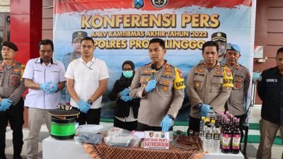 Polres Probolinggo Ungkap Kasus di Tahun 2022, Alami Peningkatan Hingga 90%