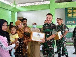 Targetkan Zero Stunting, Dandim 0822 Bondowoso Berikan Bansos dan Penyuluhan Kesehatan di Wilayah