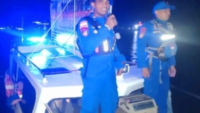 Satpolairud Polresta Banyuwangi Laksanakan Patroli Perairan Selat Bali