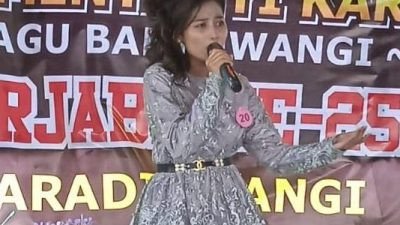 Seorang Putri Lolos Final Lomba Nyanyi di Hari Jadi Banyuwangi ke 251