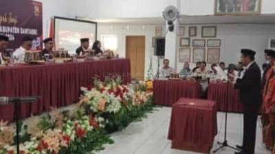 Bupati Bantaeng Hadiri Pelantikan 40 Anggota PPK