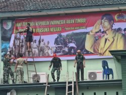 Teladani Sosok Pejuang Kemerdekaan, Kodim 0822 Bondowoso Pasang Banner Panglima Besar Jenderal Sudirman
