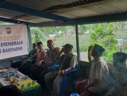 Serap Keluh Kesah Warga, Polsek Eremerasa Gelar Jum’at Curhat di Desa Pabentengan Bantaeng