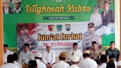 Jum’at Curhat, Polres Pasuruan Bersama Warga Masyarakat Kelurahan Purwosari