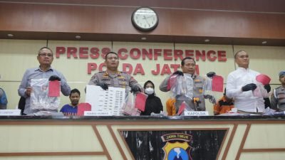Polda Jatim Berhasil Amankan Tersangka Perampokan Rumdin Walikota Blitar