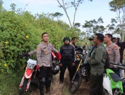 Kapolres Bondowoso Meninjau Langsung Kondisi Gunung Ijen