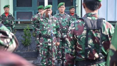 Kodim 0822 Bondowoso Gelar Kegiatan Upacara Bulanan 17an