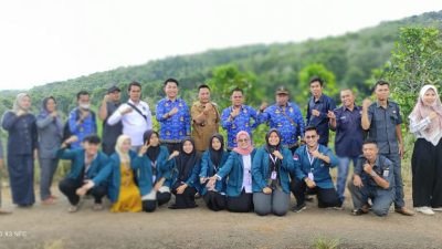 Pemerintah Kampung Sinar Gading Bersama Team Kecamatan Kasui dan Mahasiswa KKN Unila Lakukan Monitoring