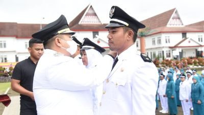 106 Kades Terpilih Hasil Pilkades Serentak 2022 Dilantik Bupati Tapsel