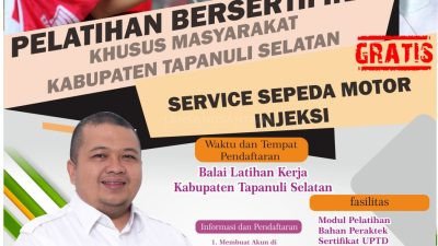 Pemkab Tapsel Siapkan Tenaga Kerja Terampil di Bidang Otomotif dan Garmen