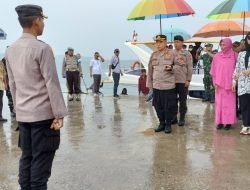 Kapolres Beserta Rombongan Tiba di Pulau Taliabu