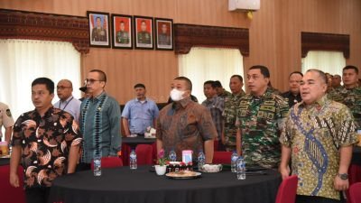 Rekrutmen Personil Komcad Matra Darat 2023 Didukung Bupati Tapsel