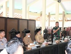 Dandim 0822 Bondowoso Pimpin Rakor Kesiapsiagaan Menghadapi Erupsi Gunung Berapi