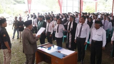 Ketua KPUD Kaur Lantik 585 Anggota PPS