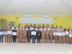 Dihadapan Wako Irsan, Pimpinan OPD Padang Sidempuan Teken Dokumen Perjanjian Kinerja