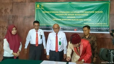 Momentum, Pengadilan Negeri Bondowoso MoU dengan LBH Abu Nawas