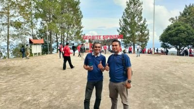 Di Geosite Sipinsur, Ketum SMSI: Mari Kita Tulis Dengan Rasa dan Cinta