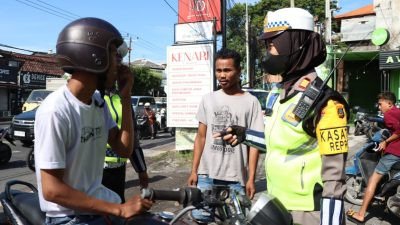 Hari Ke-2 Ops Keselamatan Agung 2023, Polresta Denpasar Berikan Puluhan Teguran Simpatik