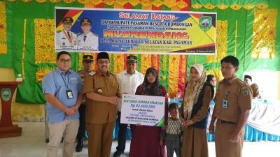 Enam Hari Usai Terdaftar, Petani Ini Langsung Dapat Klaim Asuransi BPJS Ketenagakerjaan Pasaman