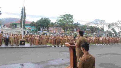 Pimpin Apel di Awal Tahun 2023, Ini Pesan Bupati Pasaman