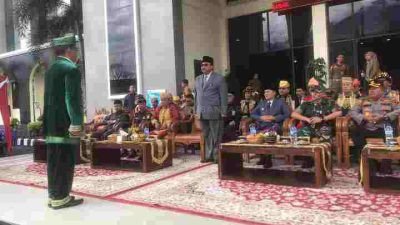 Bupati Pasaman Pimpin Upacara Peringatan HAB Kemenag Ke-77