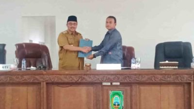 DPRD Gelar Rapat Paripurna Penyerahan Pokir Kepada Bupati Pasaman