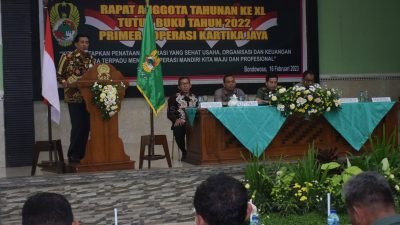 Kodim 0822 Bondowoso Gelar RAT Primkopad Kartika Jaya Tutup Buku TA. 2022