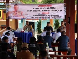 Kapolres Tanggamus Gelar Silaturahmi dan Audiensi dengan Puluhan Awak Media